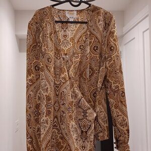 Pure silk blouse Talbots. Like NEW